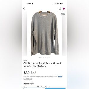 ISO Aerie Crew size small.